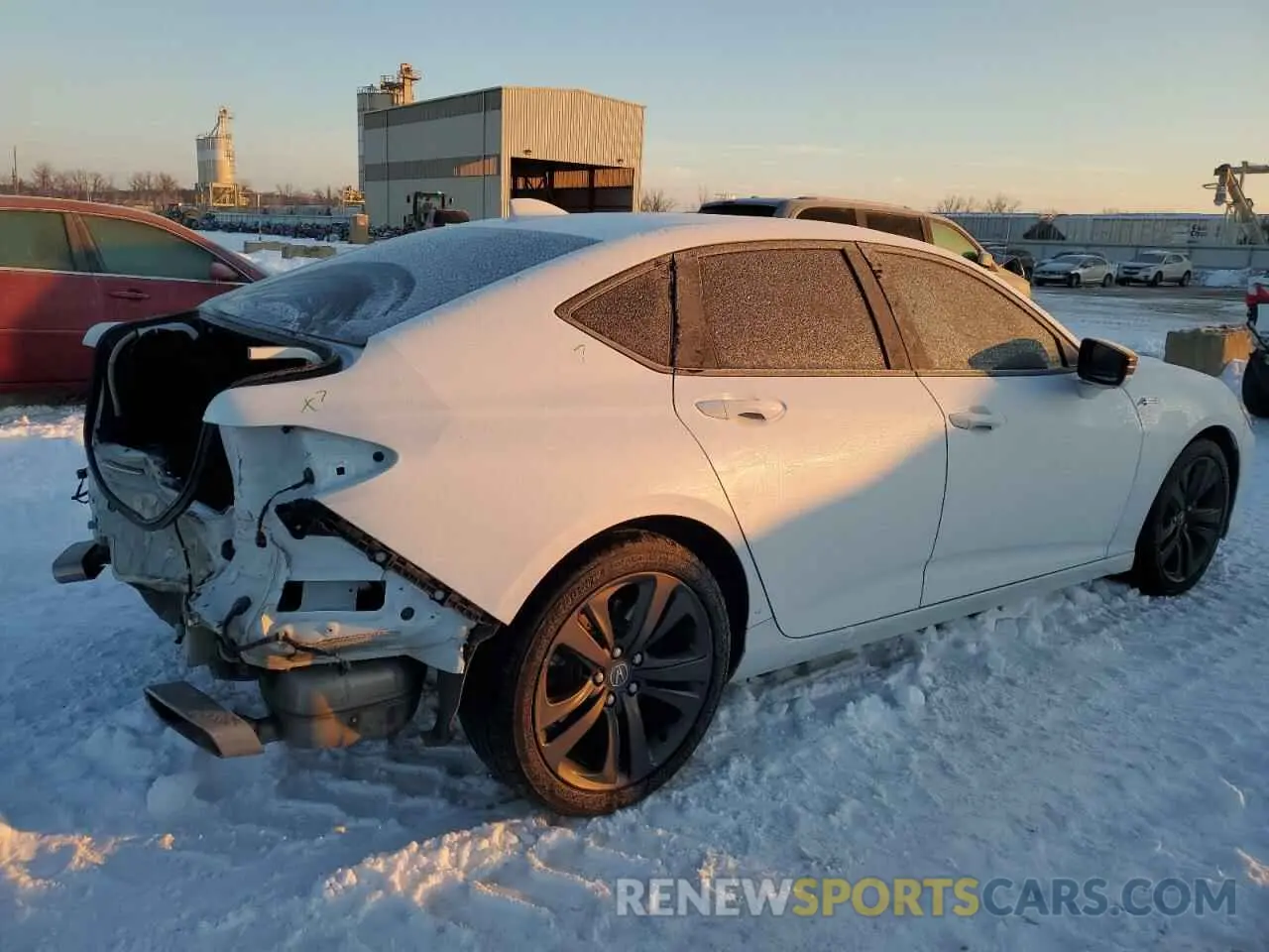3 Photograph of a damaged car 19UUB6F50NA002030 ACURA TLX 2022
