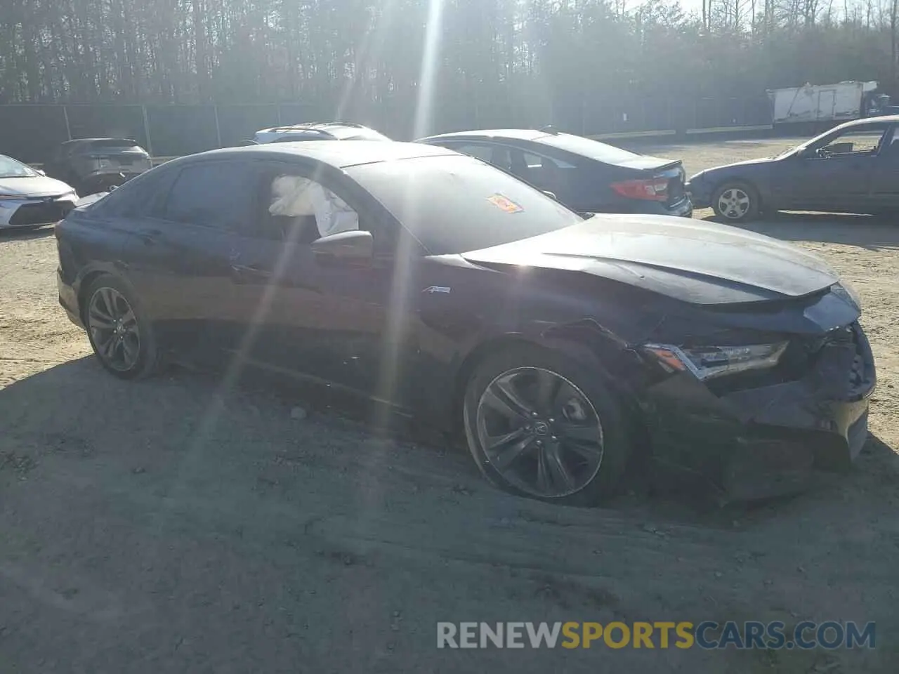 4 Photograph of a damaged car 19UUB6F50NA002190 ACURA TLX 2022