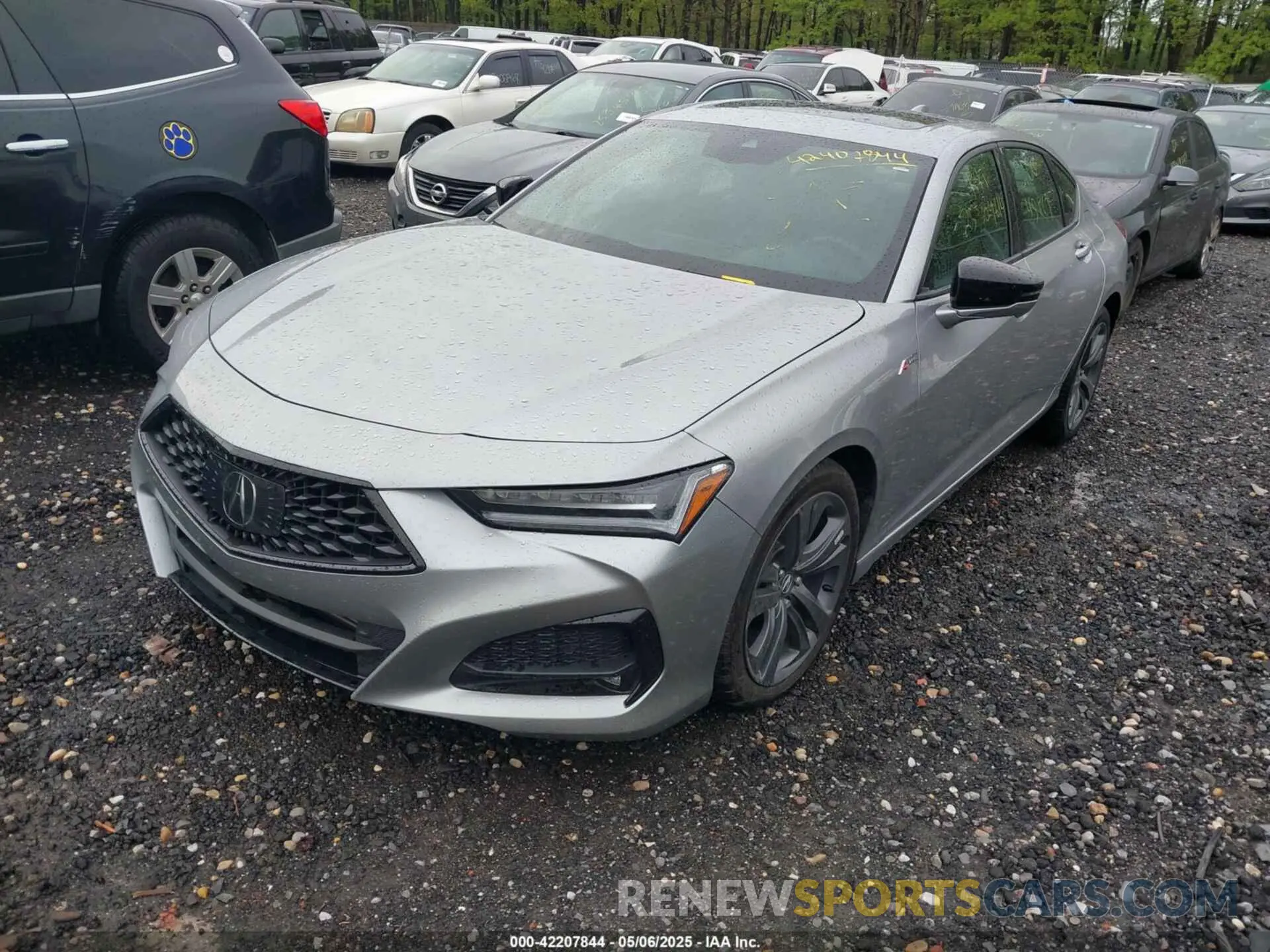2 Photograph of a damaged car 19UUB6F51NA000805 ACURA TLX 2022