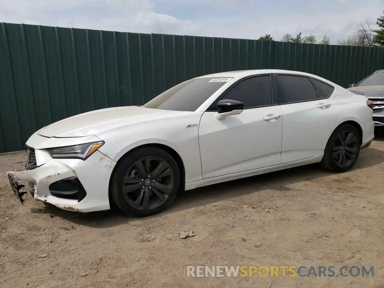 1 Photograph of a damaged car 19UUB6F55NA002945 ACURA TLX 2022