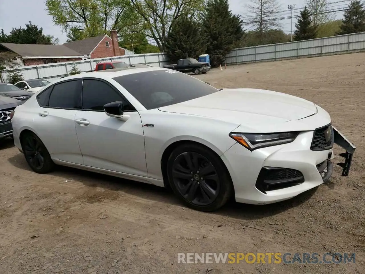 4 Photograph of a damaged car 19UUB6F55NA002945 ACURA TLX 2022