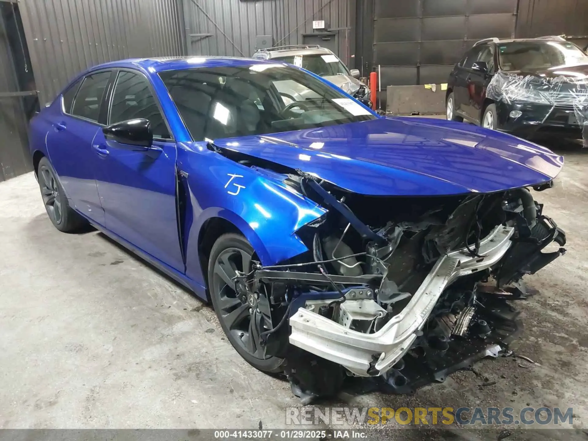 1 Photograph of a damaged car 19UUB6F56NA000900 ACURA TLX 2022