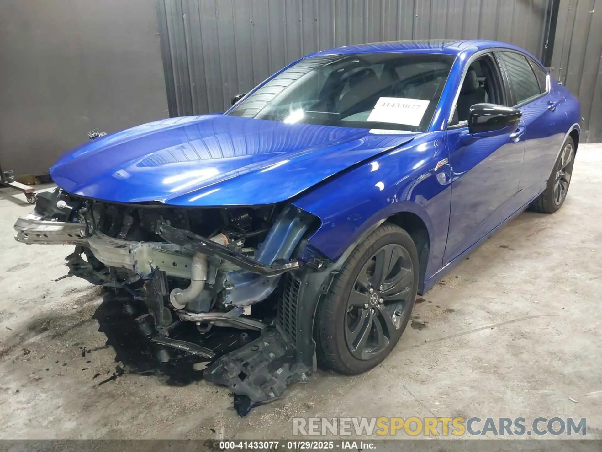 2 Photograph of a damaged car 19UUB6F56NA000900 ACURA TLX 2022