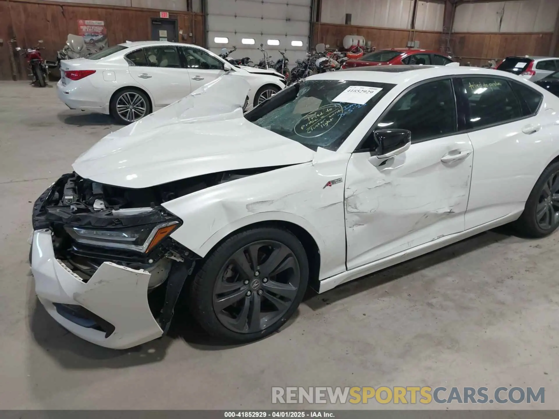 19 Photograph of a damaged car 19UUB6F57NA001635 ACURA TLX 2022