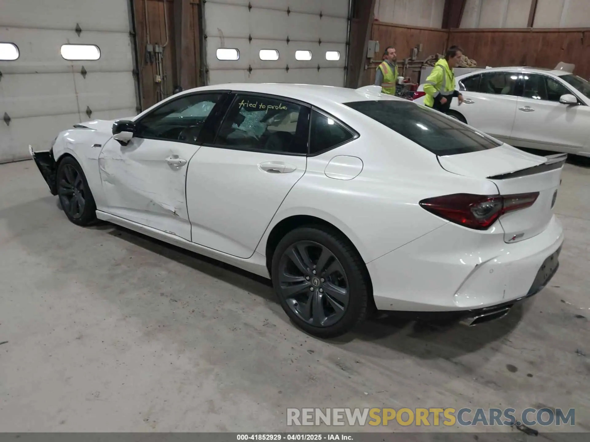 3 Photograph of a damaged car 19UUB6F57NA001635 ACURA TLX 2022