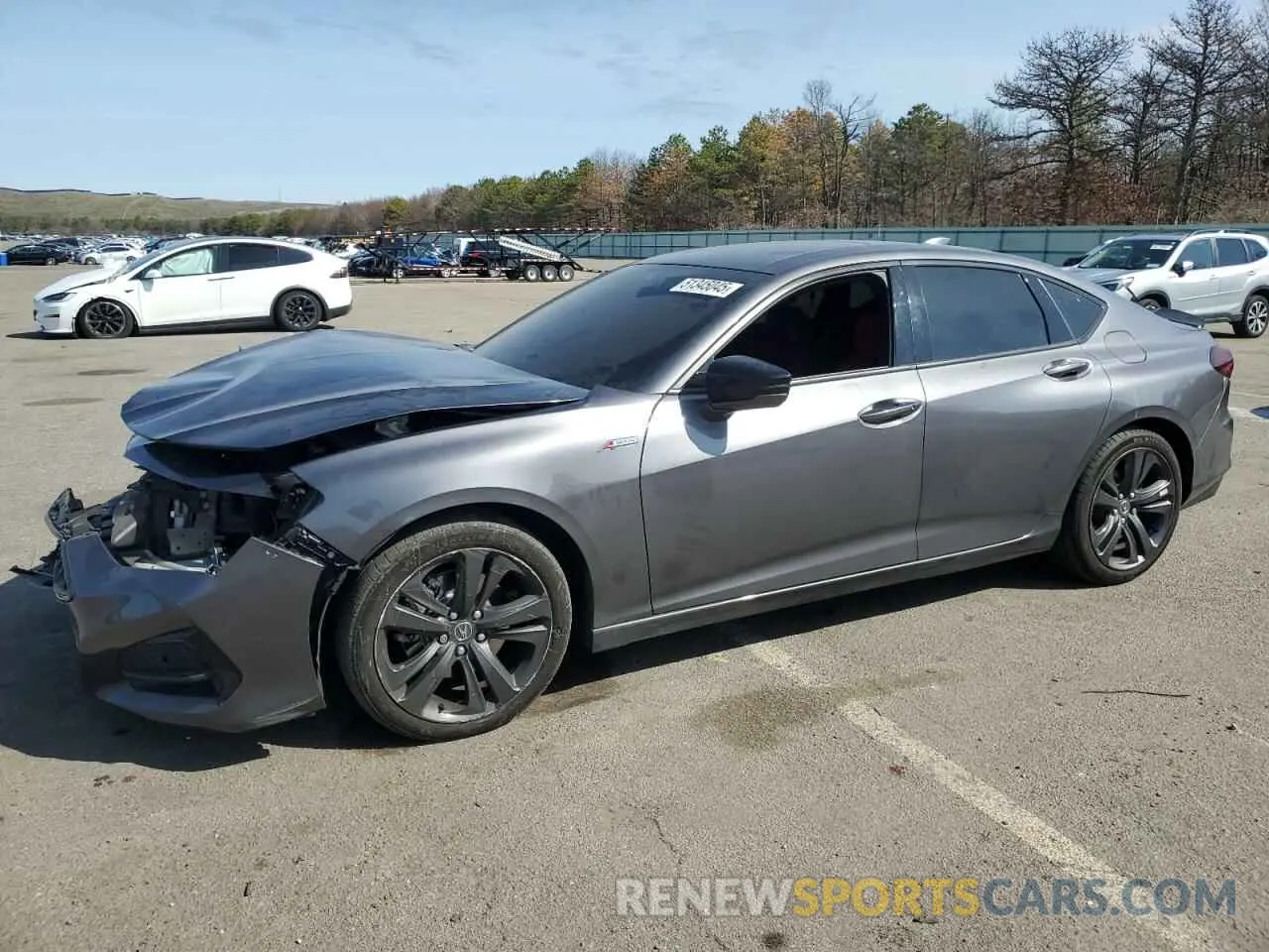 1 Photograph of a damaged car 19UUB6F57NA002610 ACURA TLX 2022