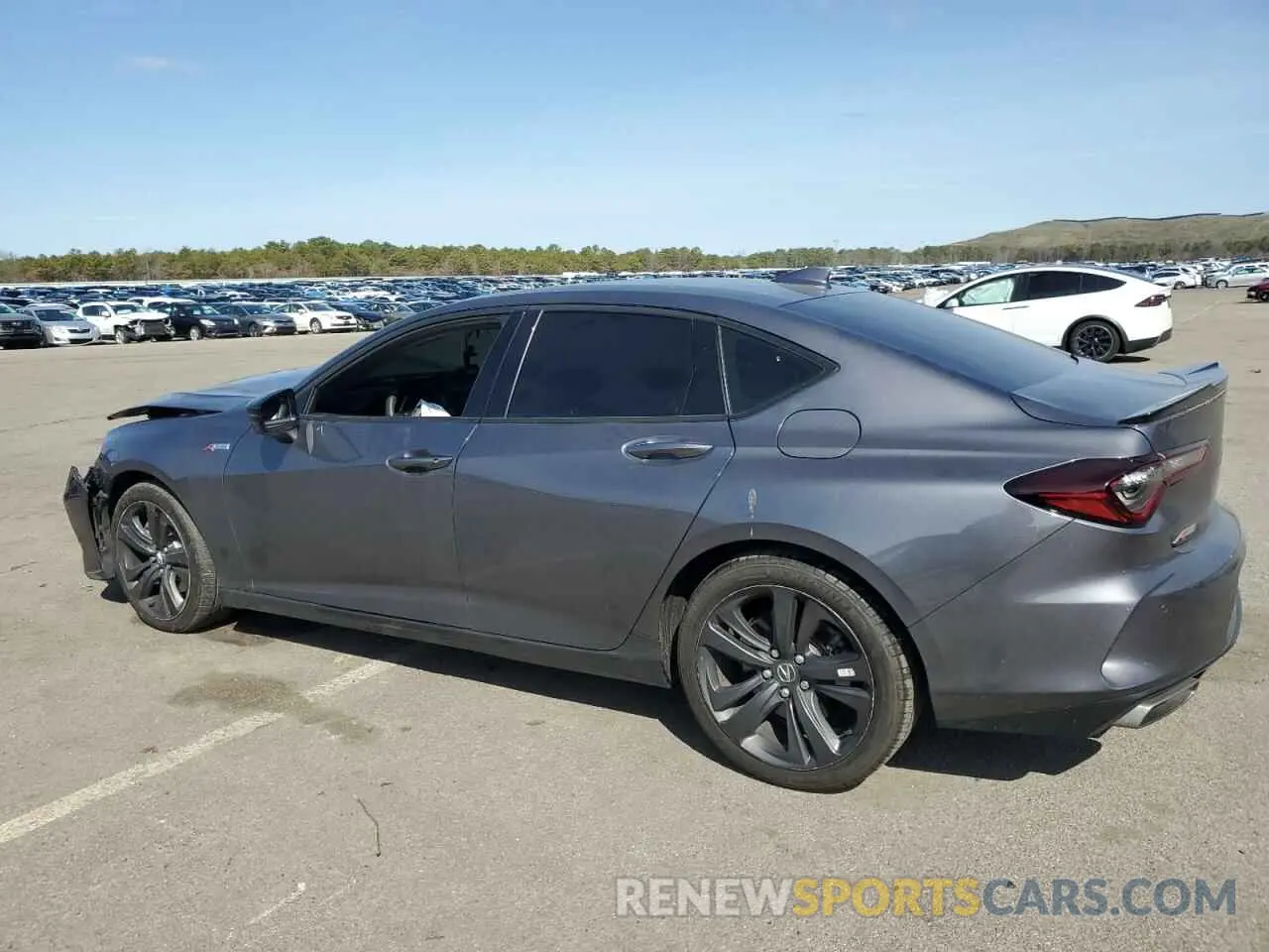2 Photograph of a damaged car 19UUB6F57NA002610 ACURA TLX 2022