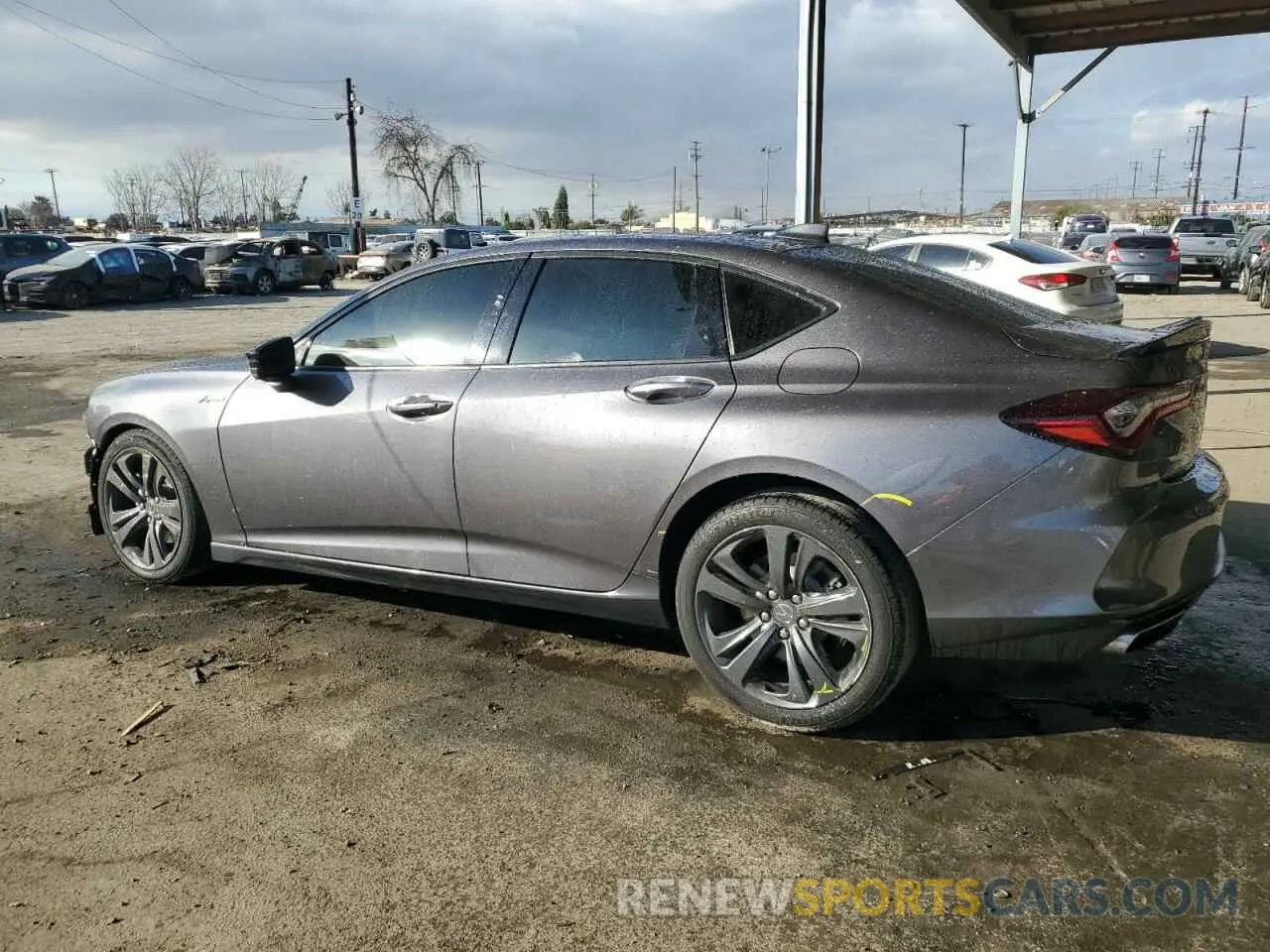 2 Photograph of a damaged car 19UUB6F58NA000168 ACURA TLX 2022