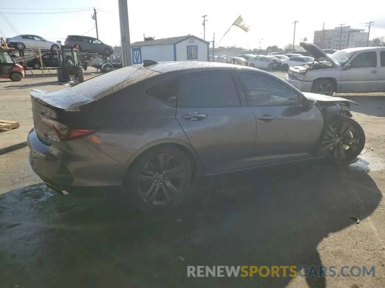 3 Photograph of a damaged car 19UUB6F58NA000168 ACURA TLX 2022