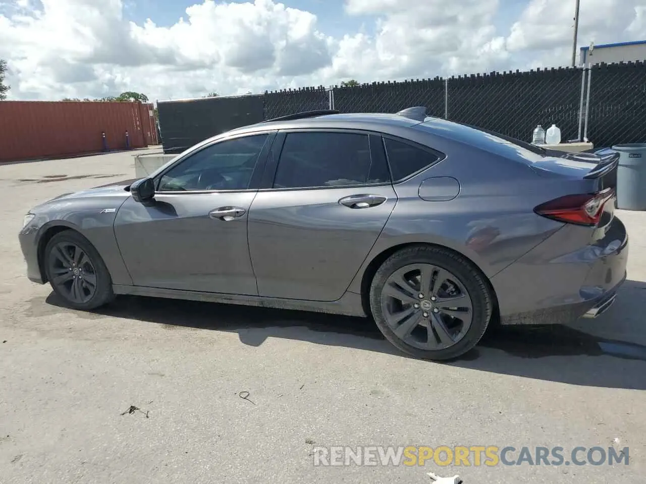 2 Photograph of a damaged car 19UUB6F59NA003788 ACURA TLX 2022