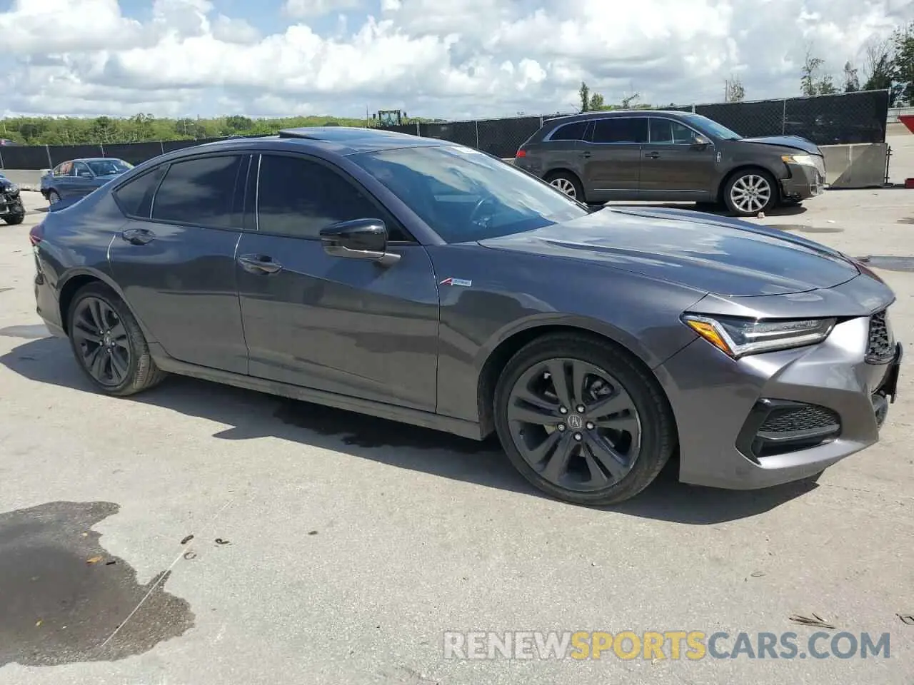 4 Photograph of a damaged car 19UUB6F59NA003788 ACURA TLX 2022