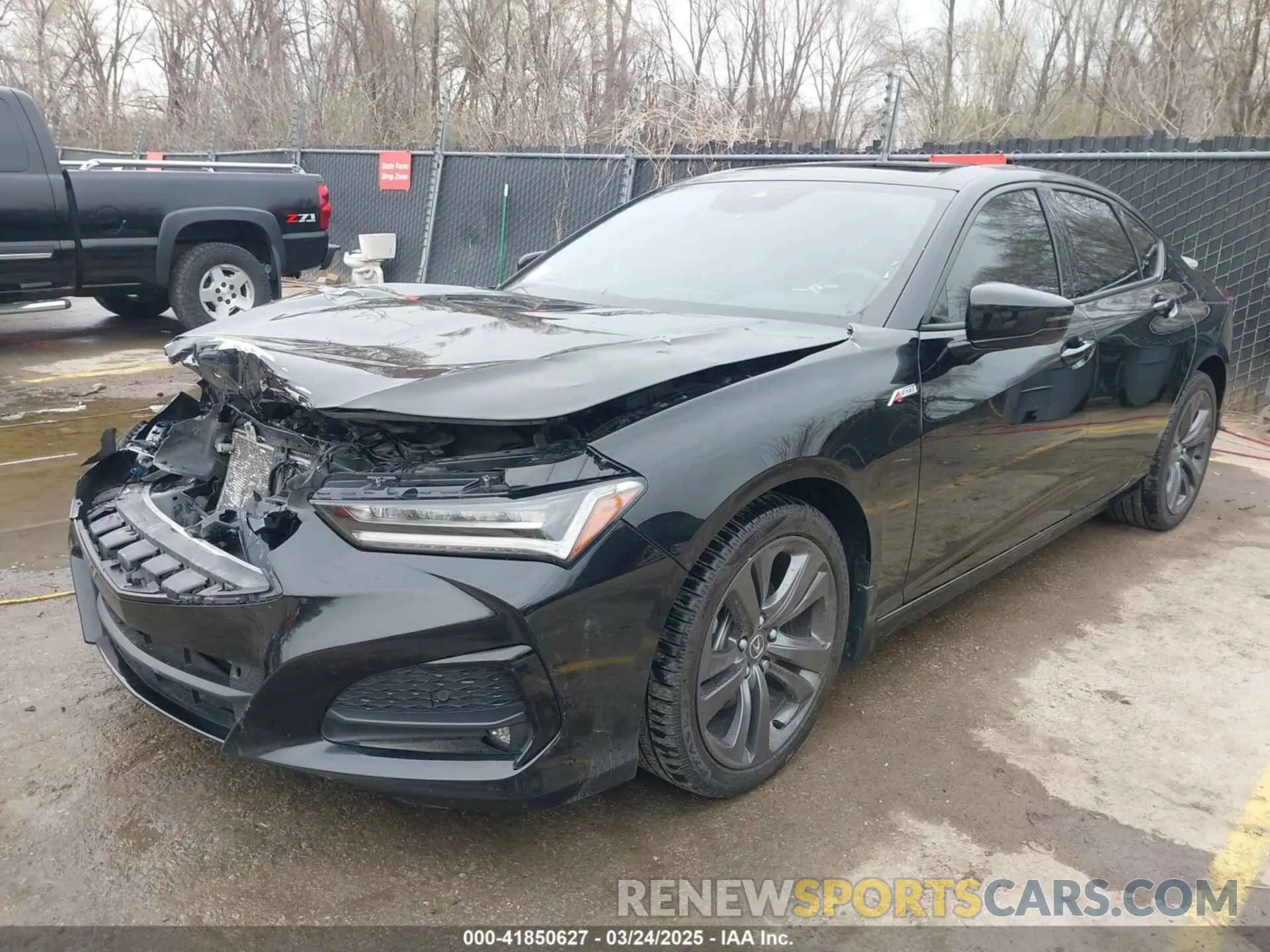2 Photograph of a damaged car 19UUB6F5XNA002178 ACURA TLX 2022