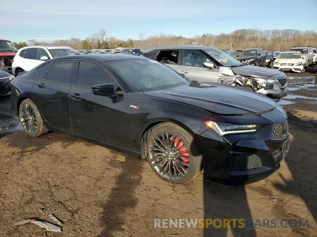 4 Photograph of a damaged car 19UUB7F03NA001108 ACURA TLX 2022