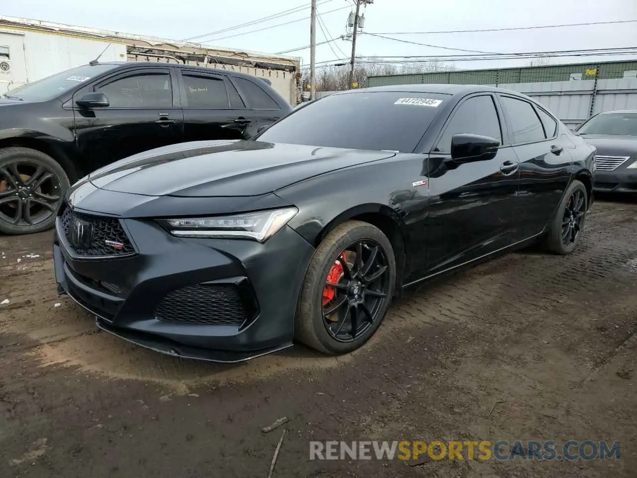 1 Photograph of a damaged car 19UUB7F04NA001103 ACURA TLX 2022