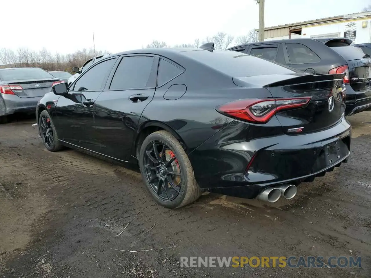2 Photograph of a damaged car 19UUB7F04NA001103 ACURA TLX 2022