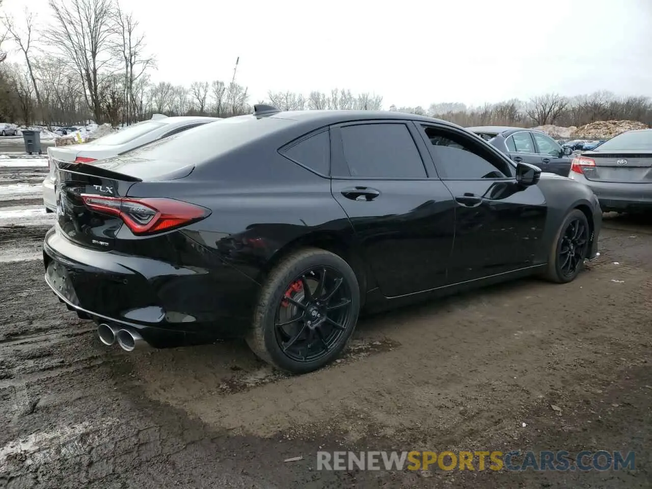 3 Photograph of a damaged car 19UUB7F04NA001103 ACURA TLX 2022