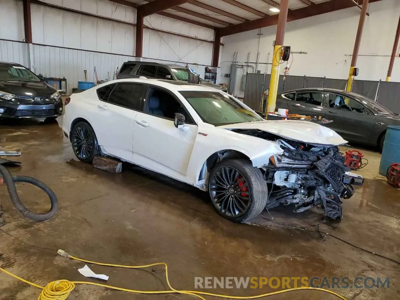 4 Photograph of a damaged car 19UUB7F04NA001490 ACURA TLX 2022