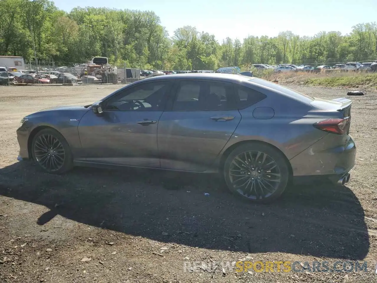 2 Photograph of a damaged car 19UUB7F04NA002218 ACURA TLX 2022
