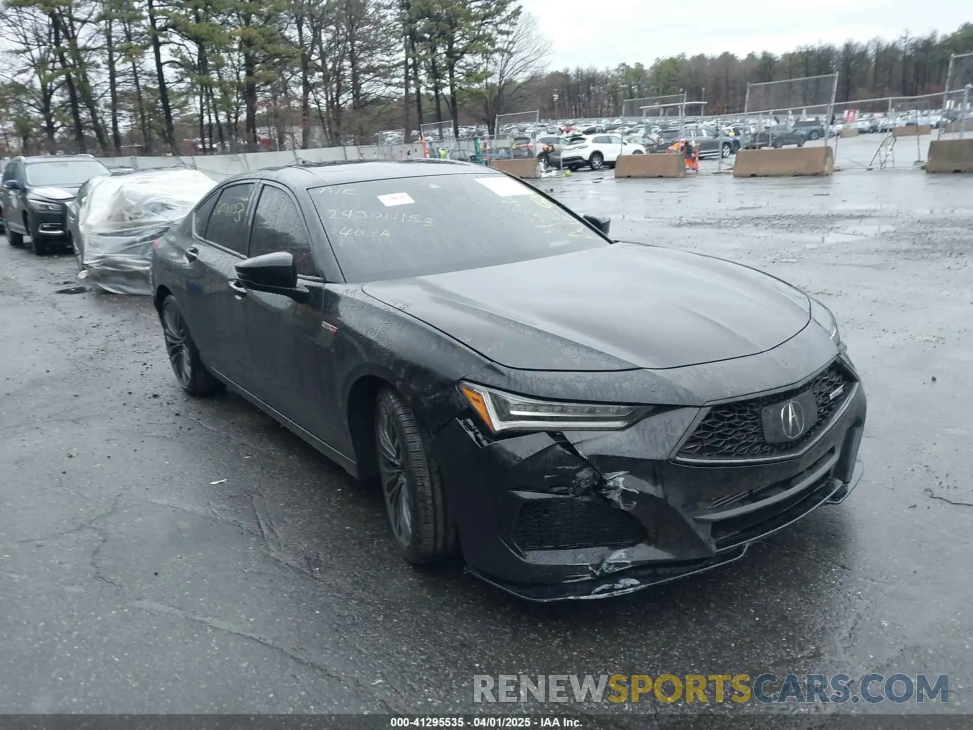 1 Photograph of a damaged car 19UUB7F06NA001393 ACURA TLX 2022