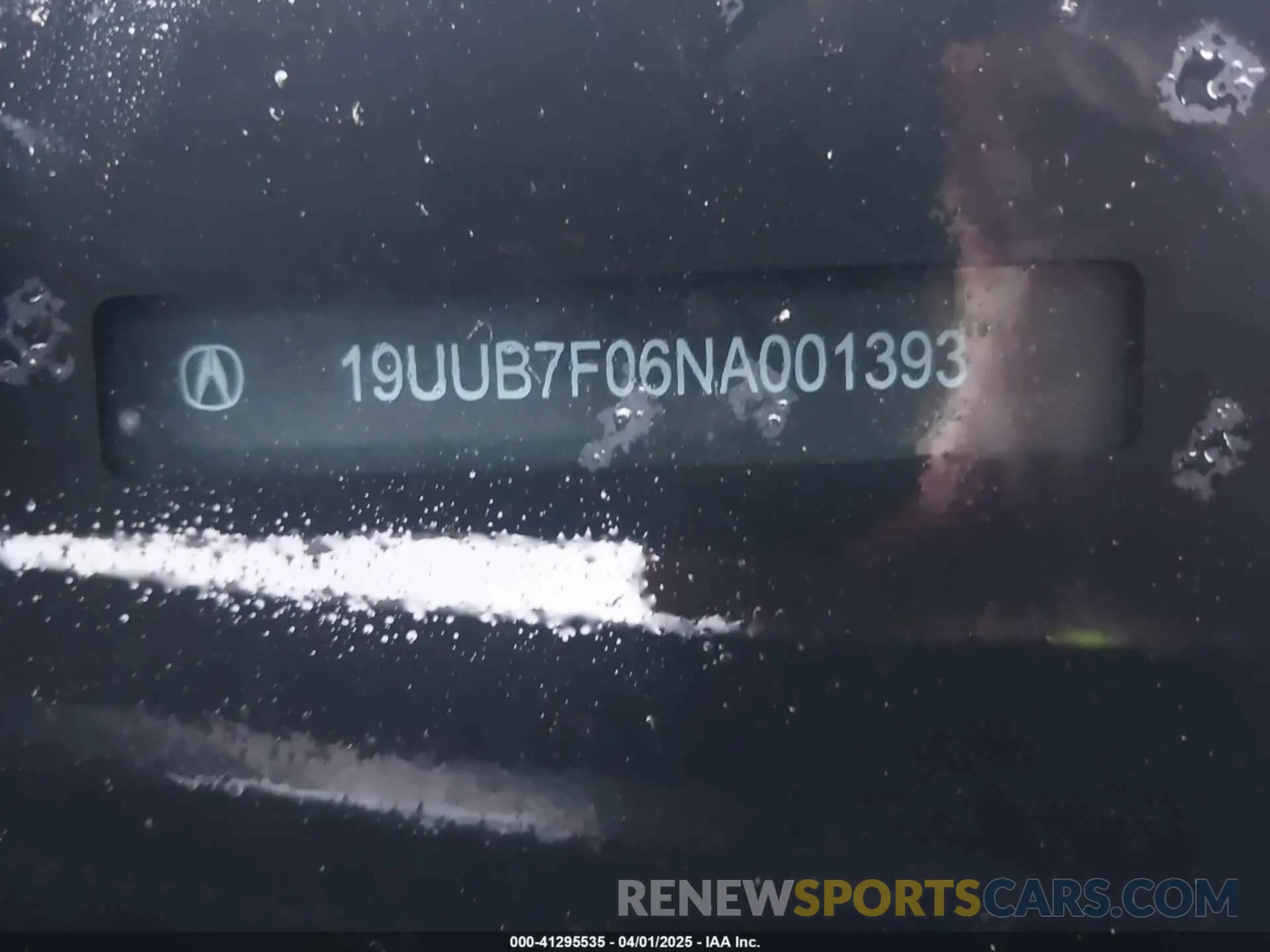 17 Photograph of a damaged car 19UUB7F06NA001393 ACURA TLX 2022