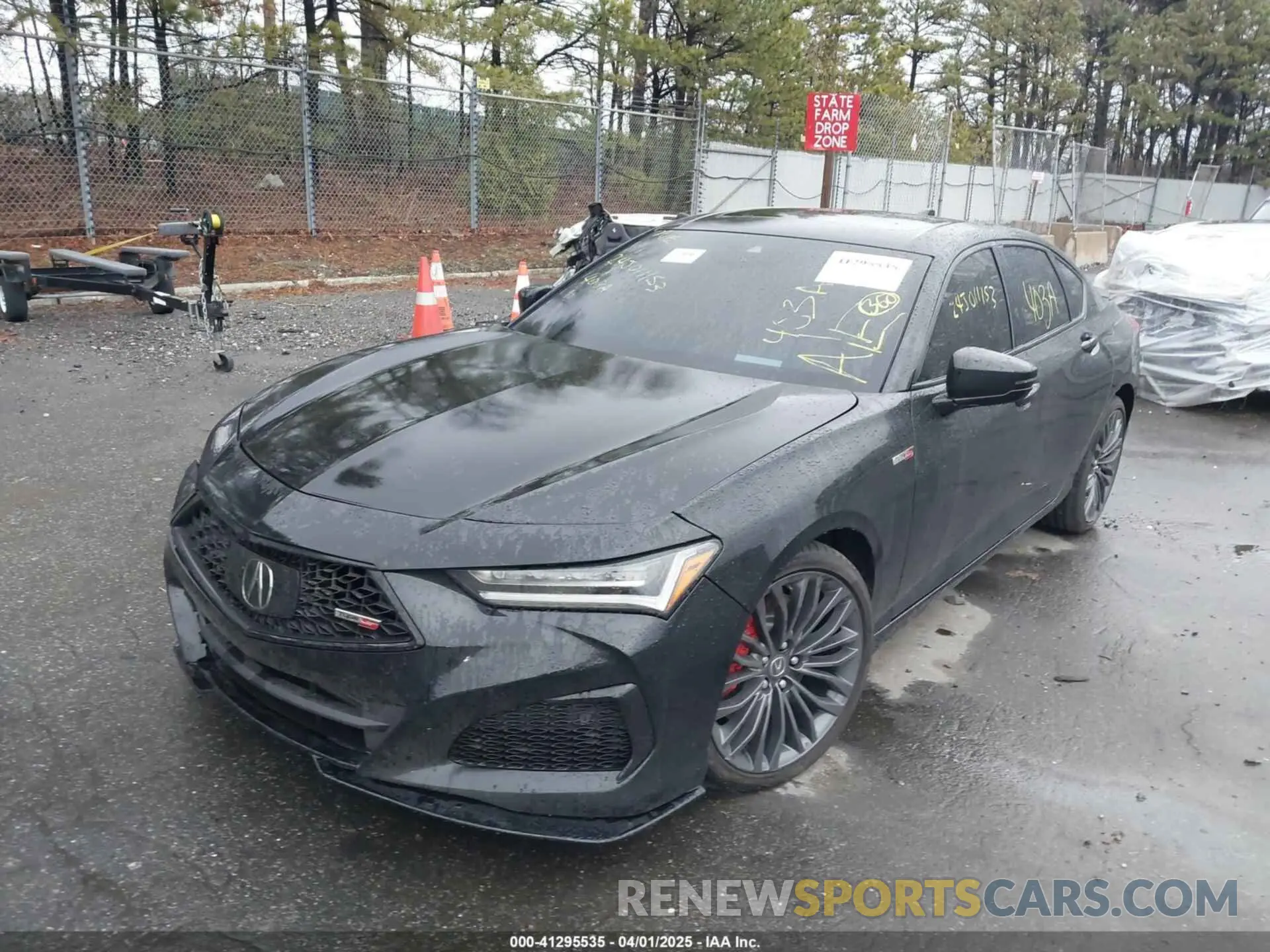 2 Photograph of a damaged car 19UUB7F06NA001393 ACURA TLX 2022
