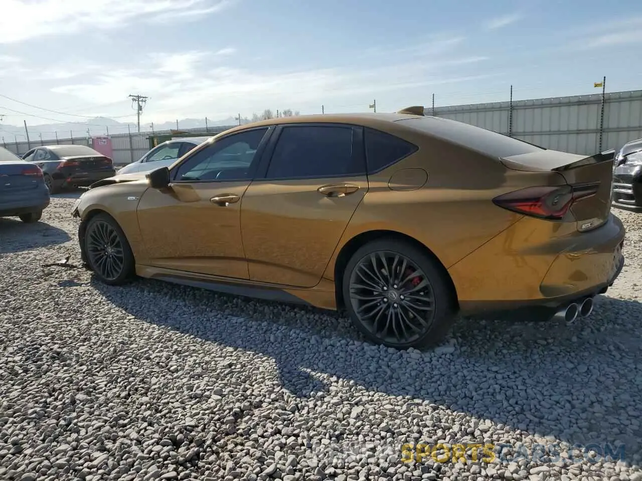 2 Photograph of a damaged car 19UUB7F08NA001203 ACURA TLX 2022