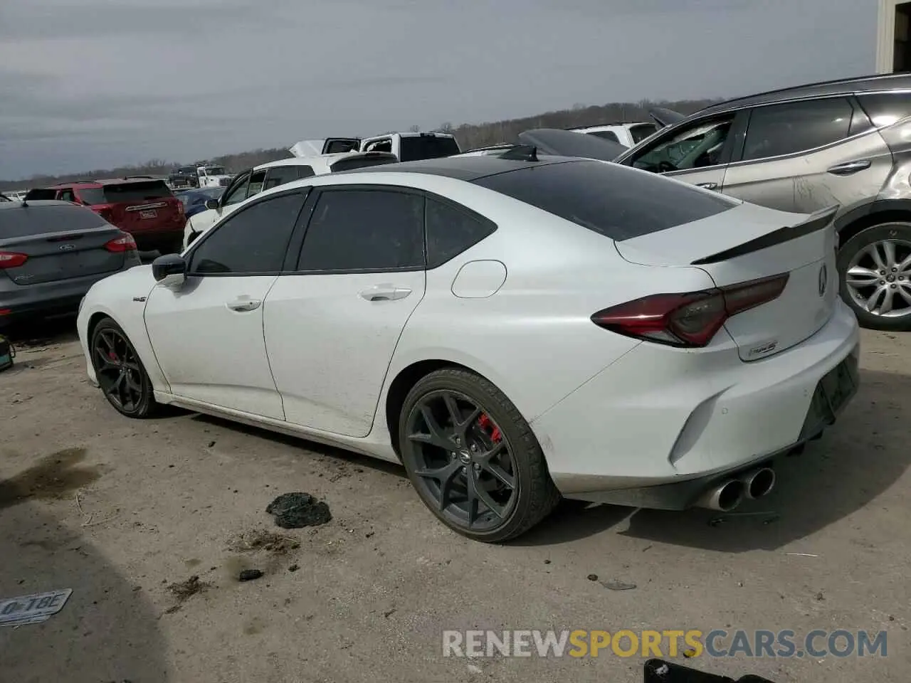 2 Photograph of a damaged car 19UUB7F95NA001576 ACURA TLX 2022