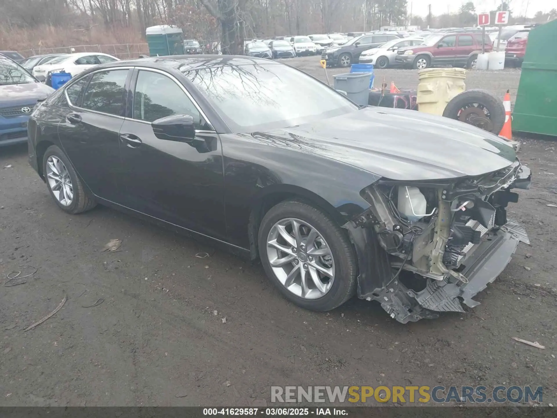 1 Photograph of a damaged car 19UUB5F33PA006486 ACURA TLX 2023