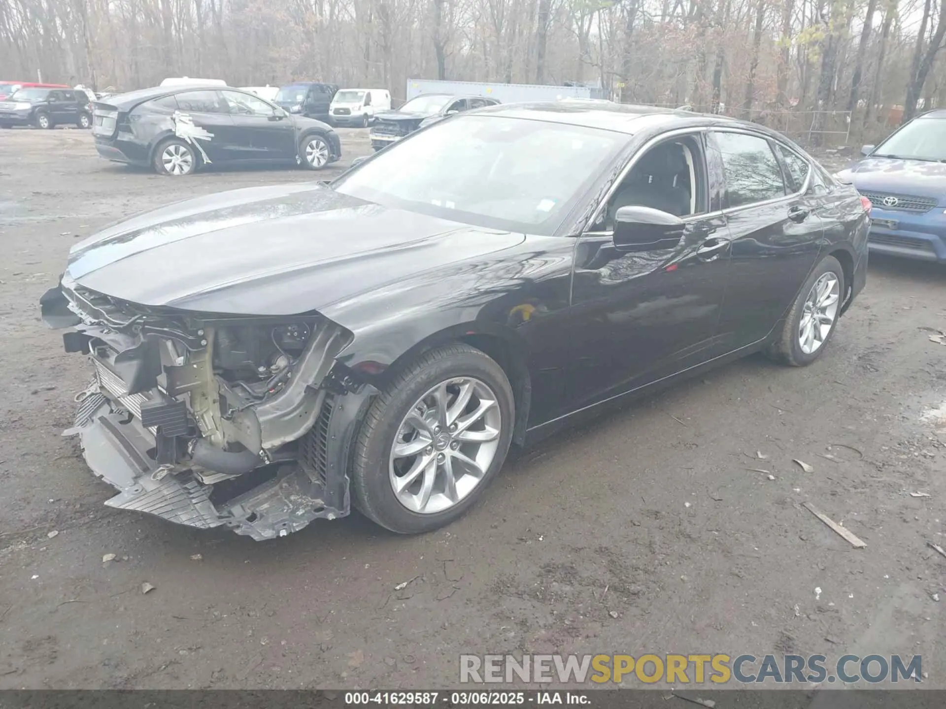 2 Photograph of a damaged car 19UUB5F33PA006486 ACURA TLX 2023