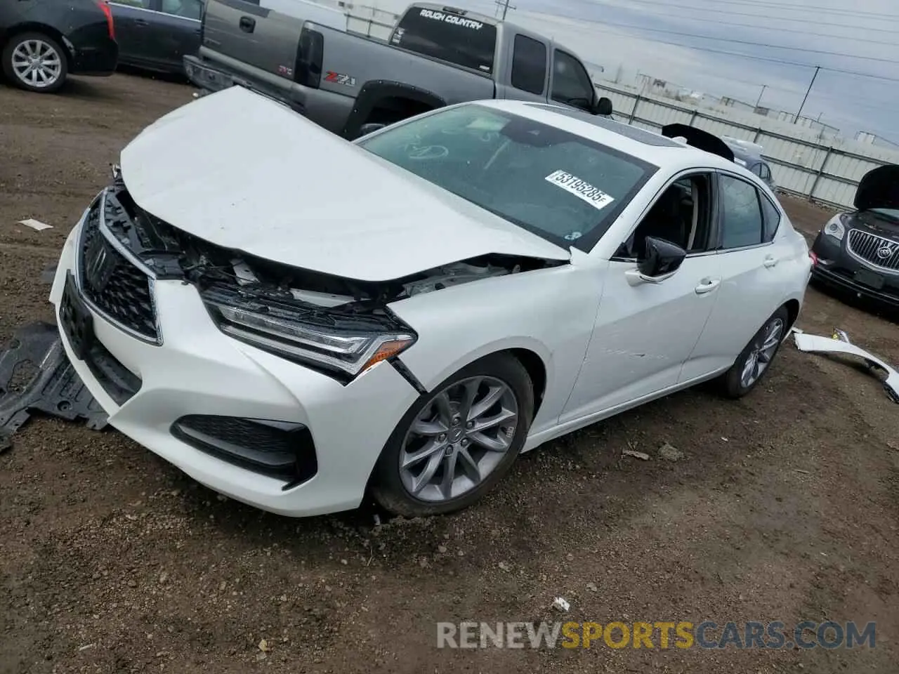 1 Photograph of a damaged car 19UUB5F39PA006914 ACURA TLX 2023