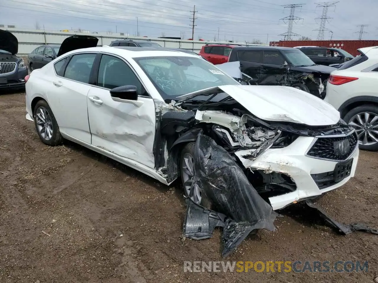 4 Photograph of a damaged car 19UUB5F39PA006914 ACURA TLX 2023