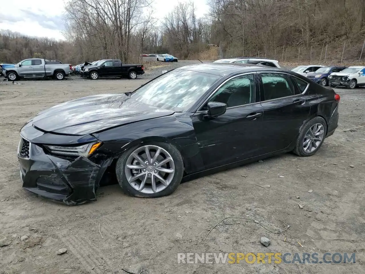 1 Photograph of a damaged car 19UUB5F3XPA002872 ACURA TLX 2023