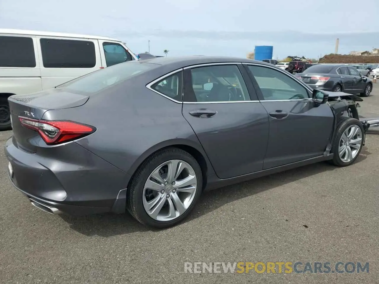 3 Photograph of a damaged car 19UUB5F43PA004892 ACURA TLX 2023