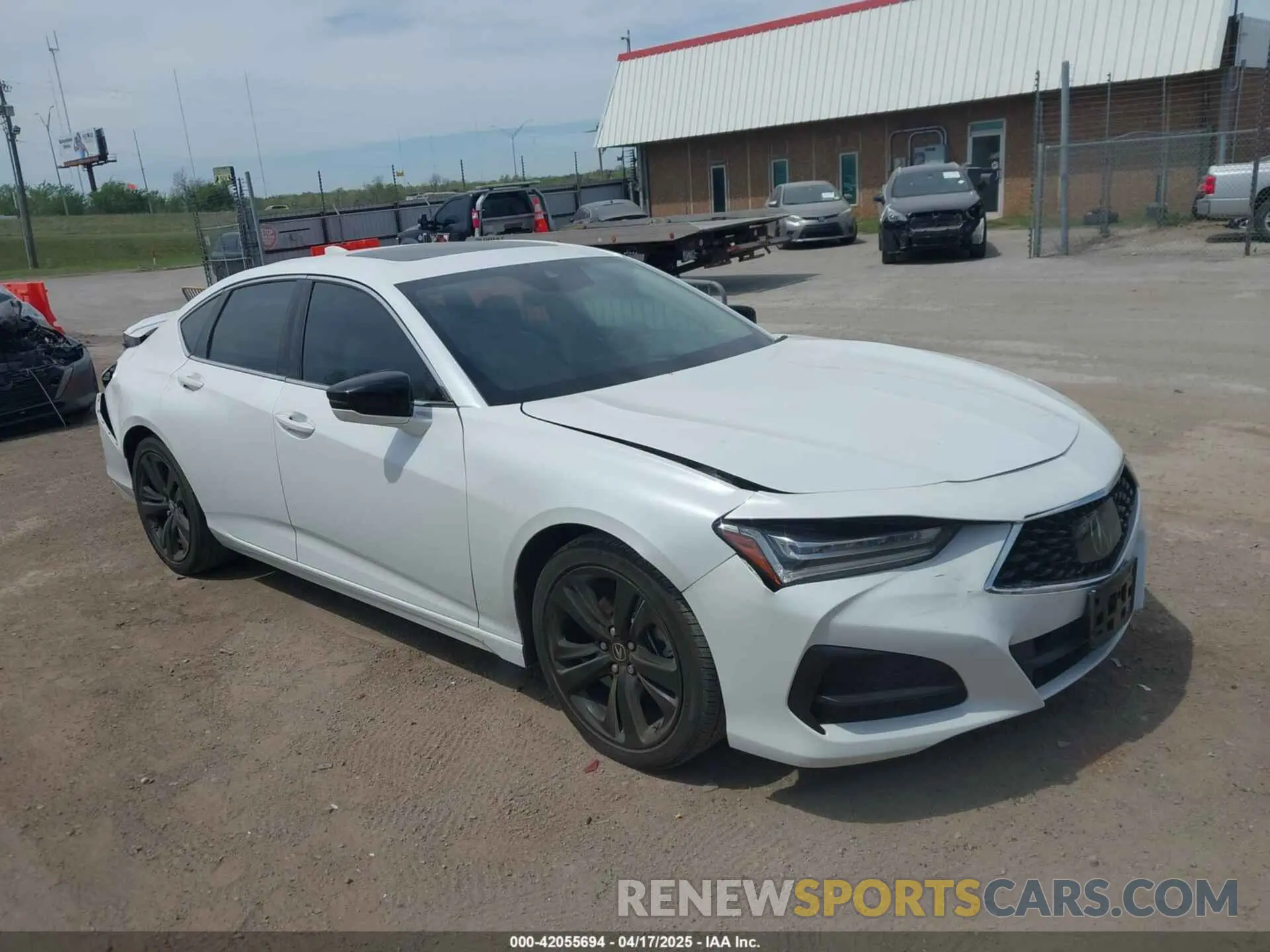 1 Photograph of a damaged car 19UUB5F46PA002053 ACURA TLX 2023