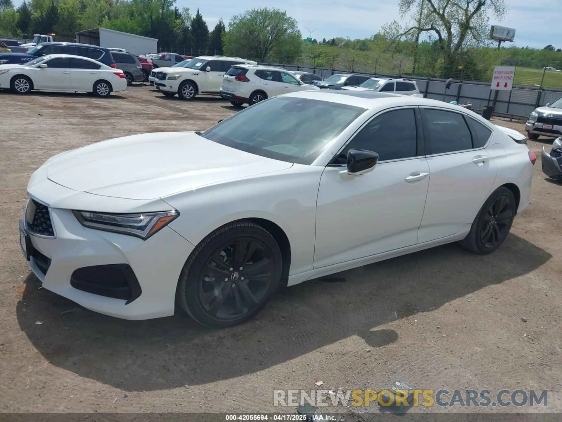 2 Photograph of a damaged car 19UUB5F46PA002053 ACURA TLX 2023