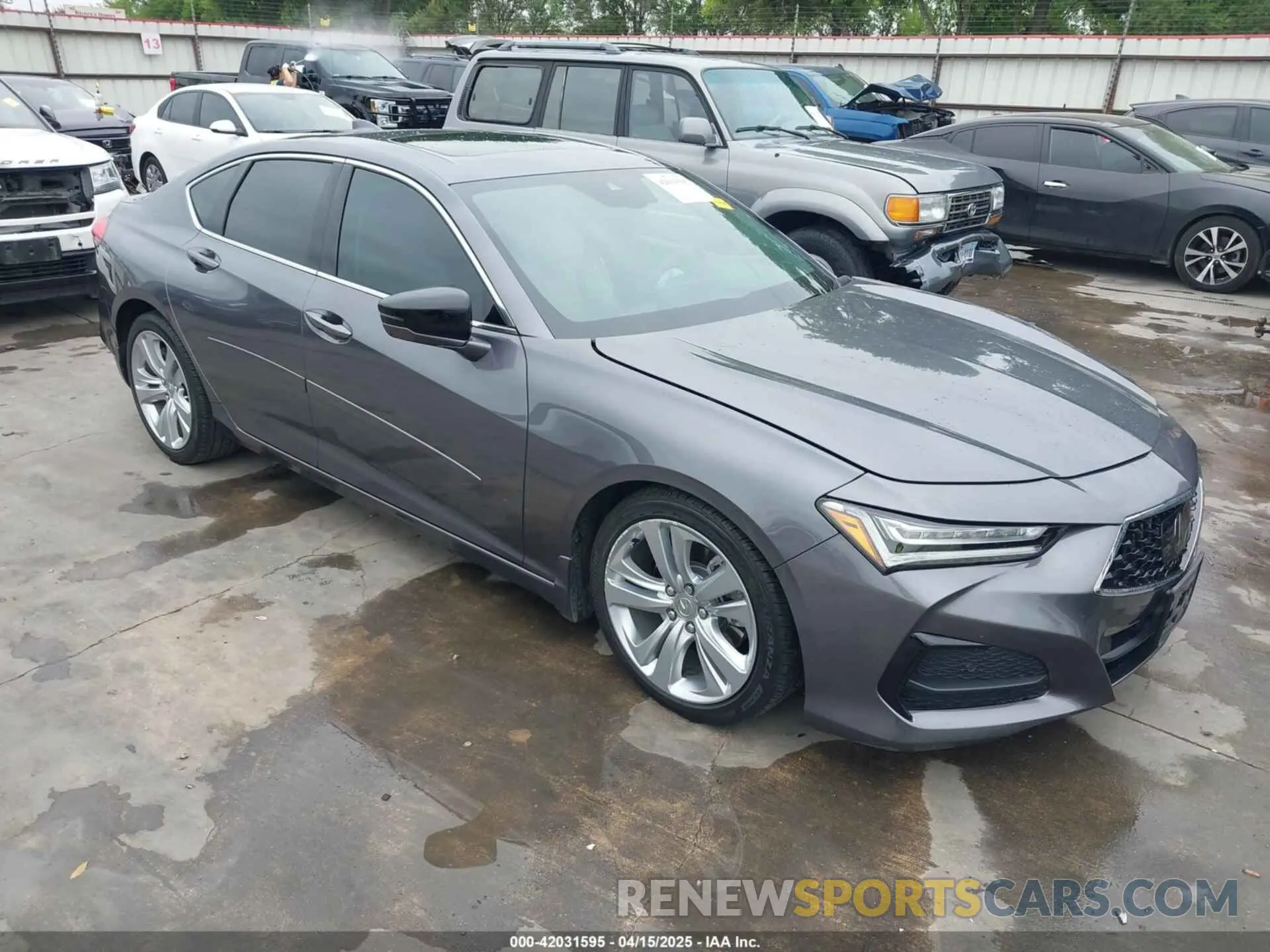 1 Photograph of a damaged car 19UUB5F46PA002750 ACURA TLX 2023