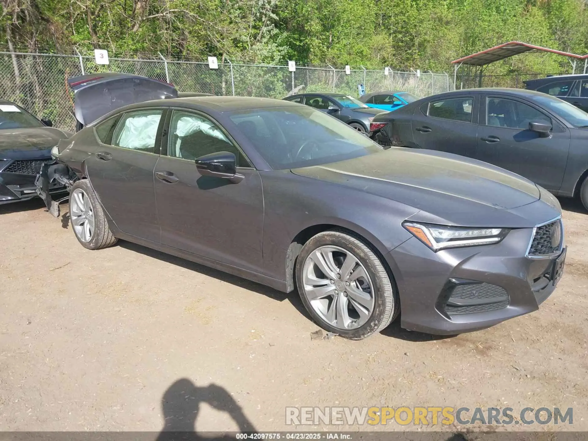 1 Photograph of a damaged car 19UUB5F49PA002449 ACURA TLX 2023