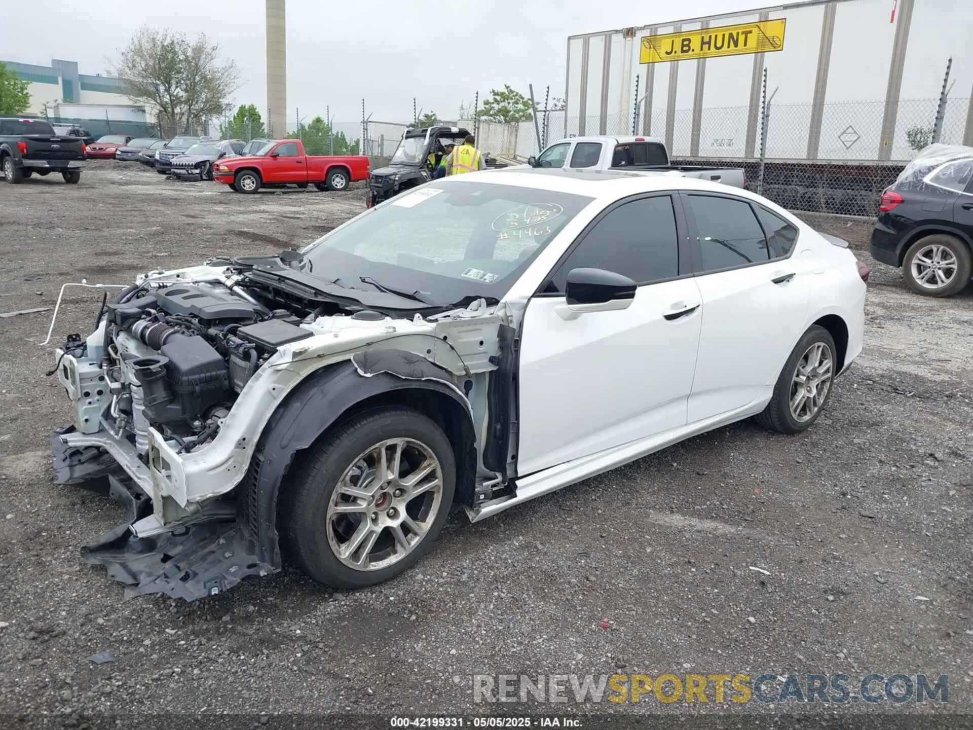 2 Photograph of a damaged car 19UUB5F51PA004463 ACURA TLX 2023