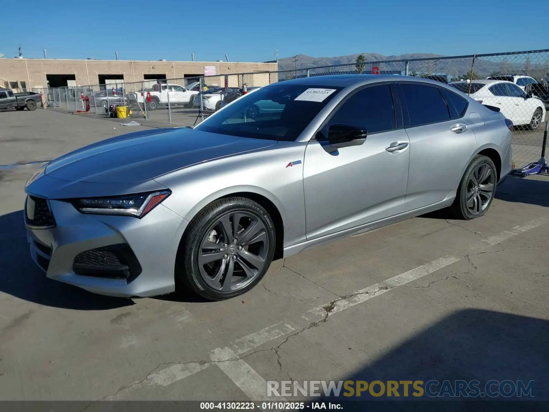 2 Photograph of a damaged car 19UUB5F53PA000091 ACURA TLX 2023