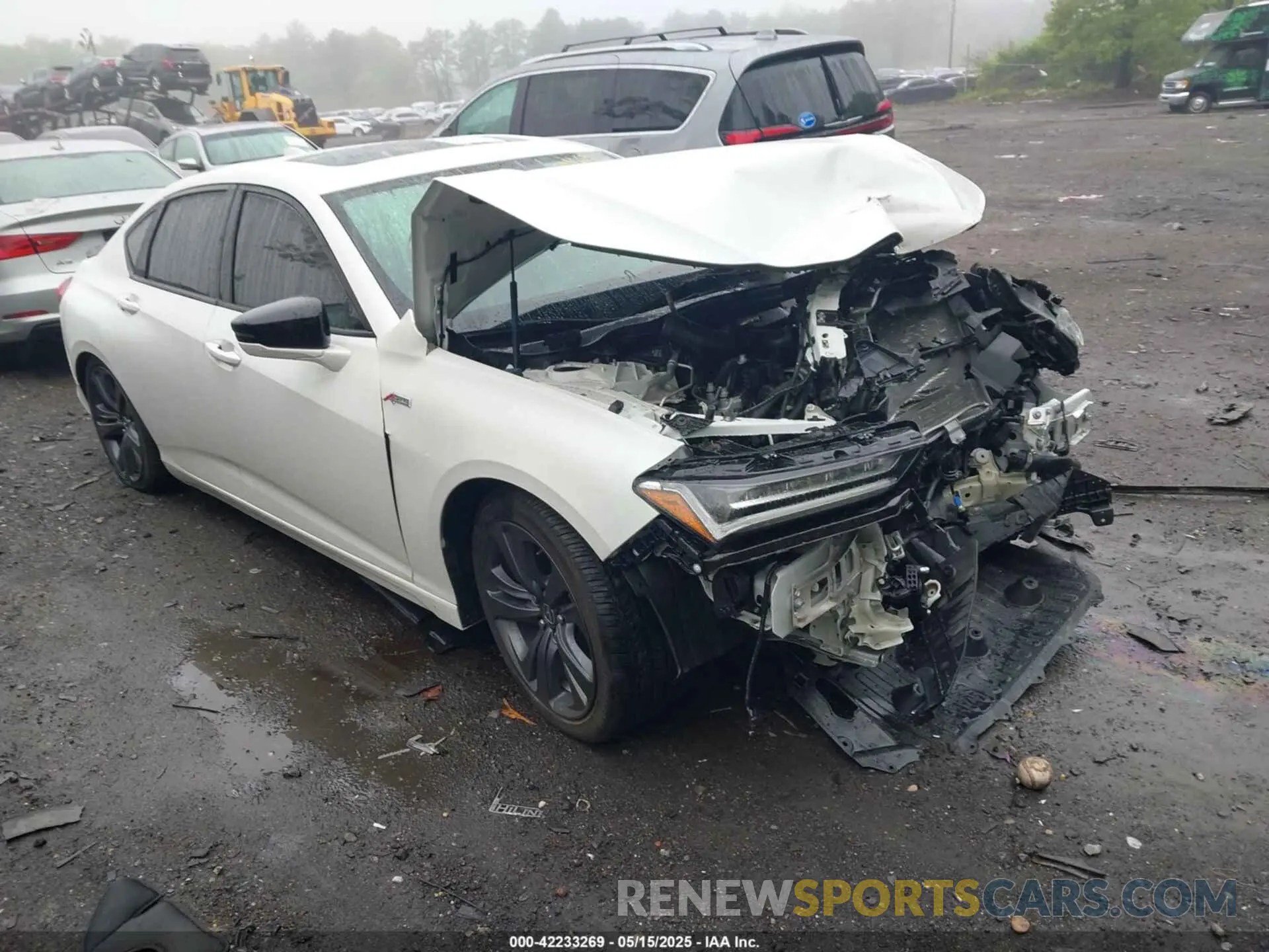 1 Photograph of a damaged car 19UUB5F53PA007302 ACURA TLX 2023