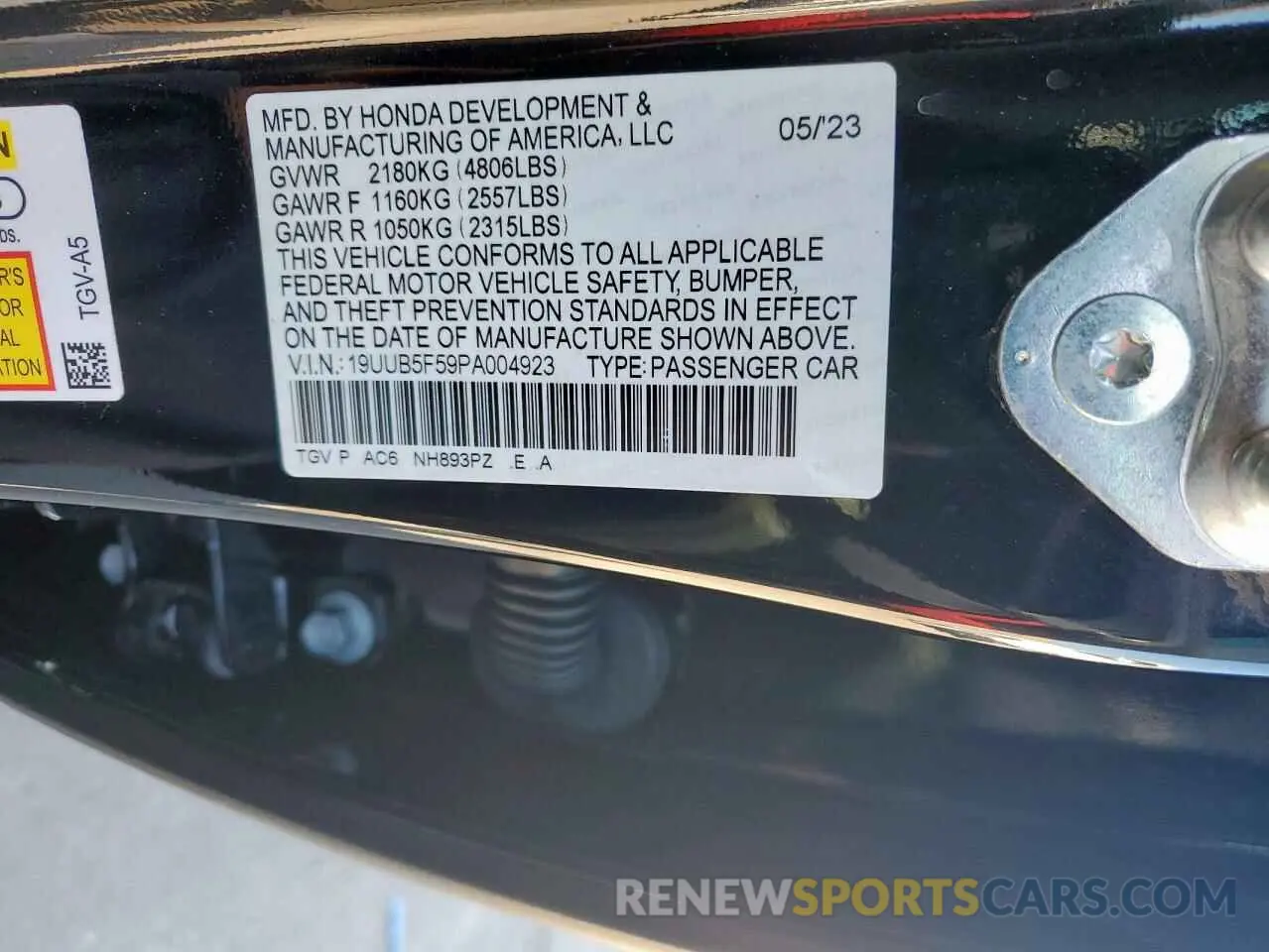 12 Photograph of a damaged car 19UUB5F59PA004923 ACURA TLX 2023