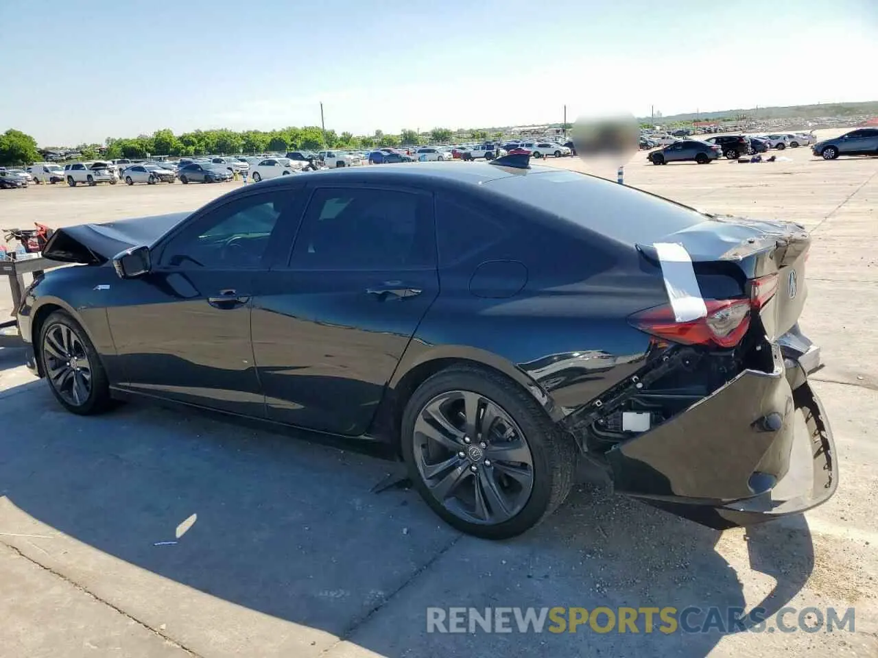 2 Photograph of a damaged car 19UUB5F59PA004923 ACURA TLX 2023
