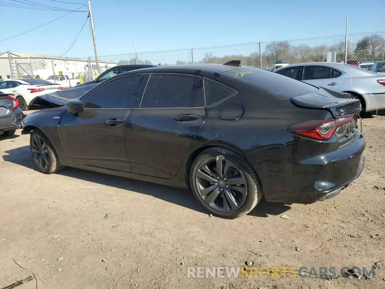 2 Photograph of a damaged car 19UUB6F50PA004069 ACURA TLX 2023