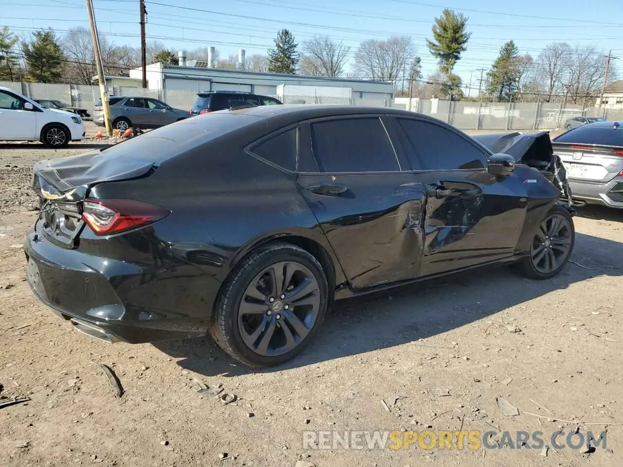 3 Photograph of a damaged car 19UUB6F50PA004069 ACURA TLX 2023