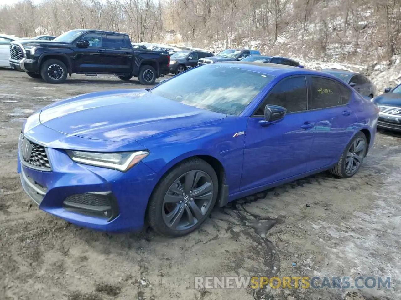 1 Photograph of a damaged car 19UUB6F51PA005876 ACURA TLX 2023