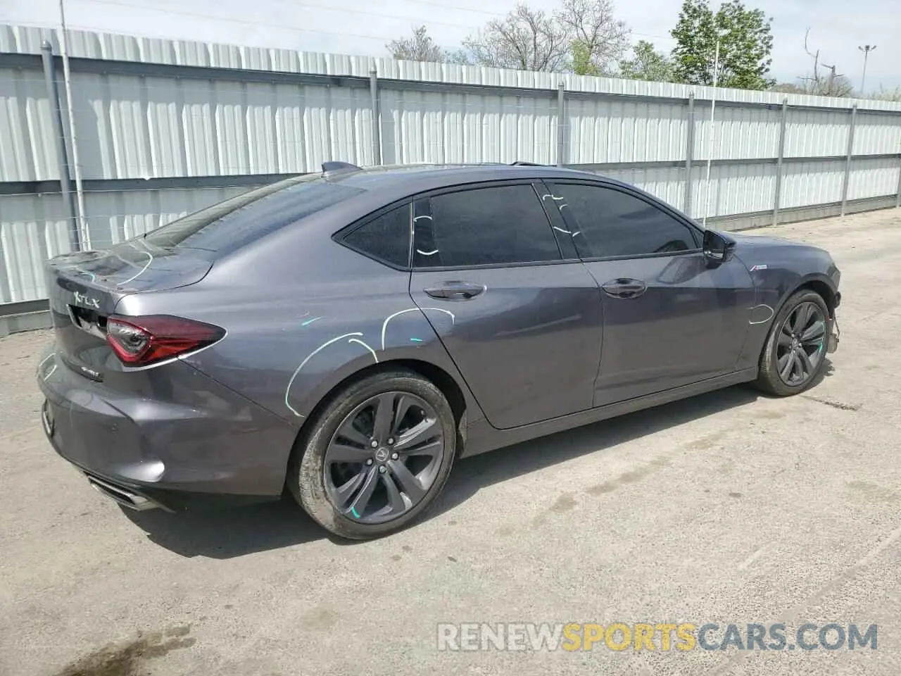3 Photograph of a damaged car 19UUB6F52PA001612 ACURA TLX 2023