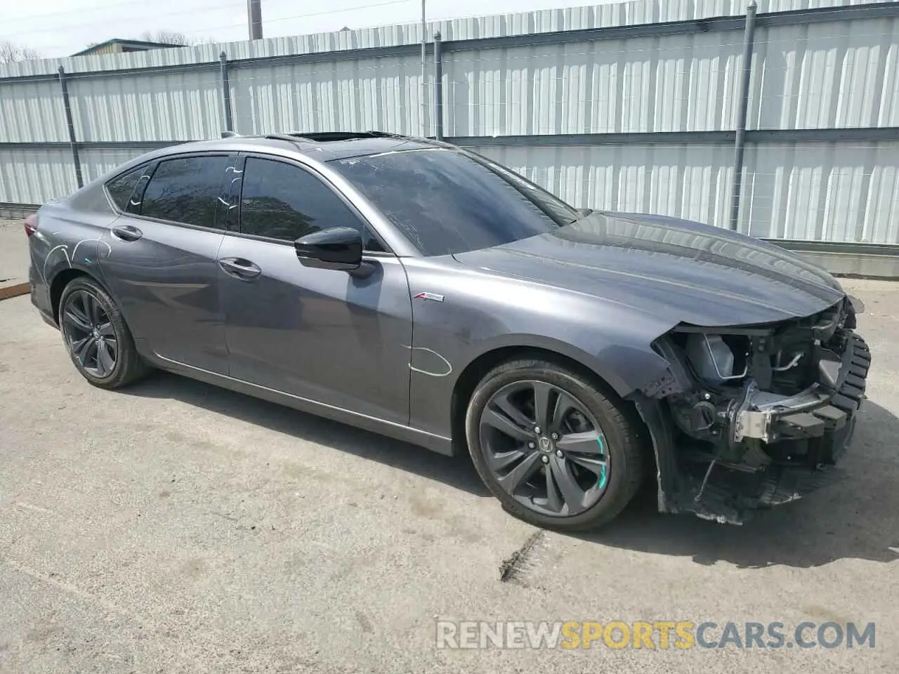 4 Photograph of a damaged car 19UUB6F52PA001612 ACURA TLX 2023