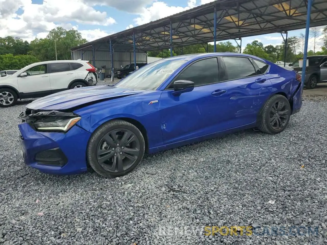 1 Photograph of a damaged car 19UUB6F52PA002811 ACURA TLX 2023
