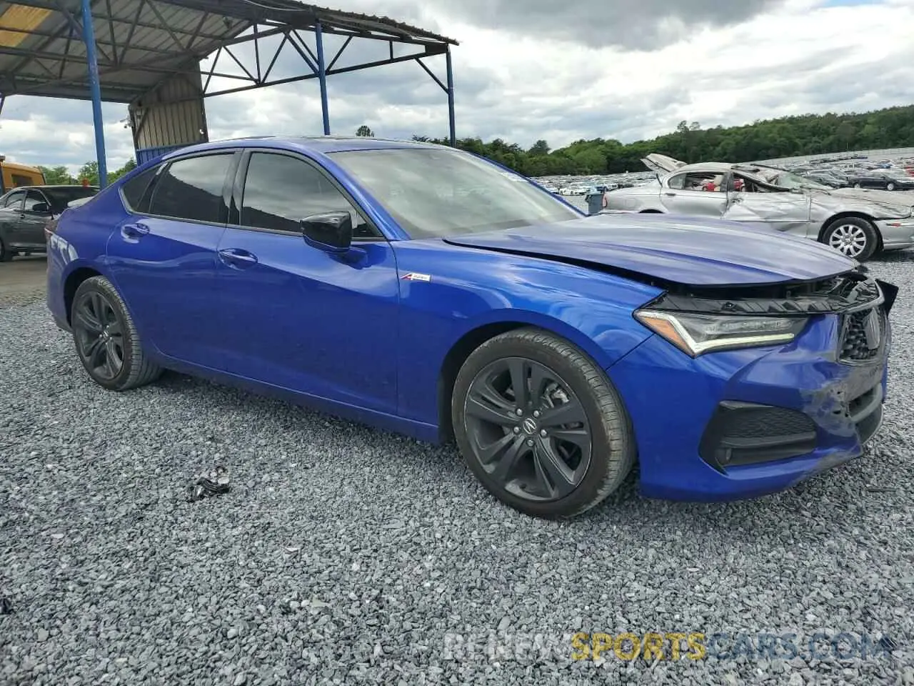 4 Photograph of a damaged car 19UUB6F52PA002811 ACURA TLX 2023