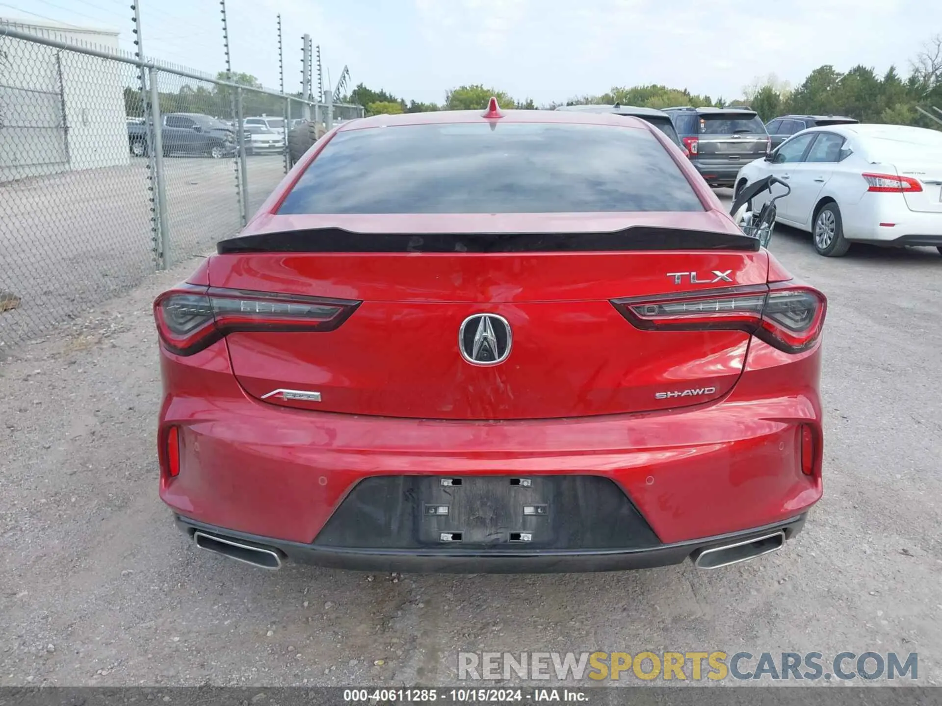 15 Photograph of a damaged car 19UUB6F53PA000467 ACURA TLX 2023